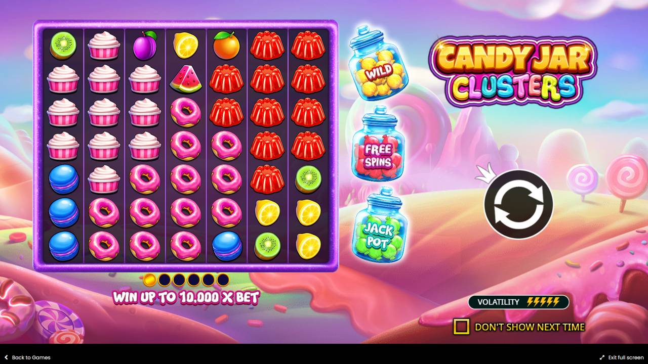 Candy Jar Clusters (Pragmatic Play) Image 1